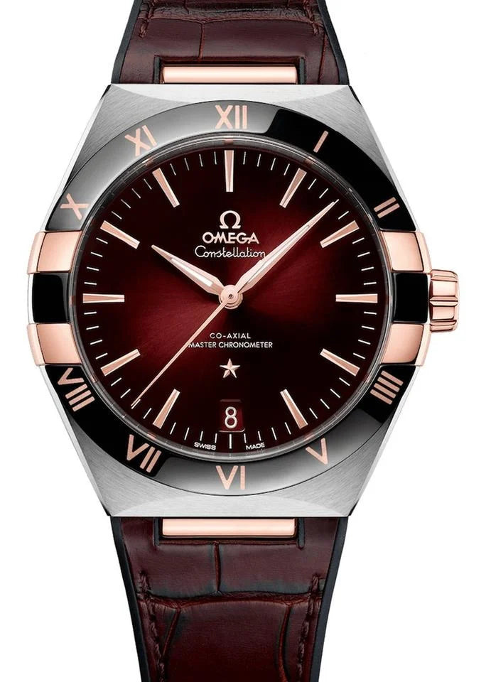 Omega Constellation 41 mm, vue rapprochée du cadran