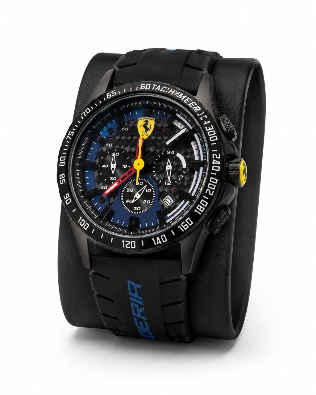 Montre Scuderia Ferrari chronographe homme bracelet silicone