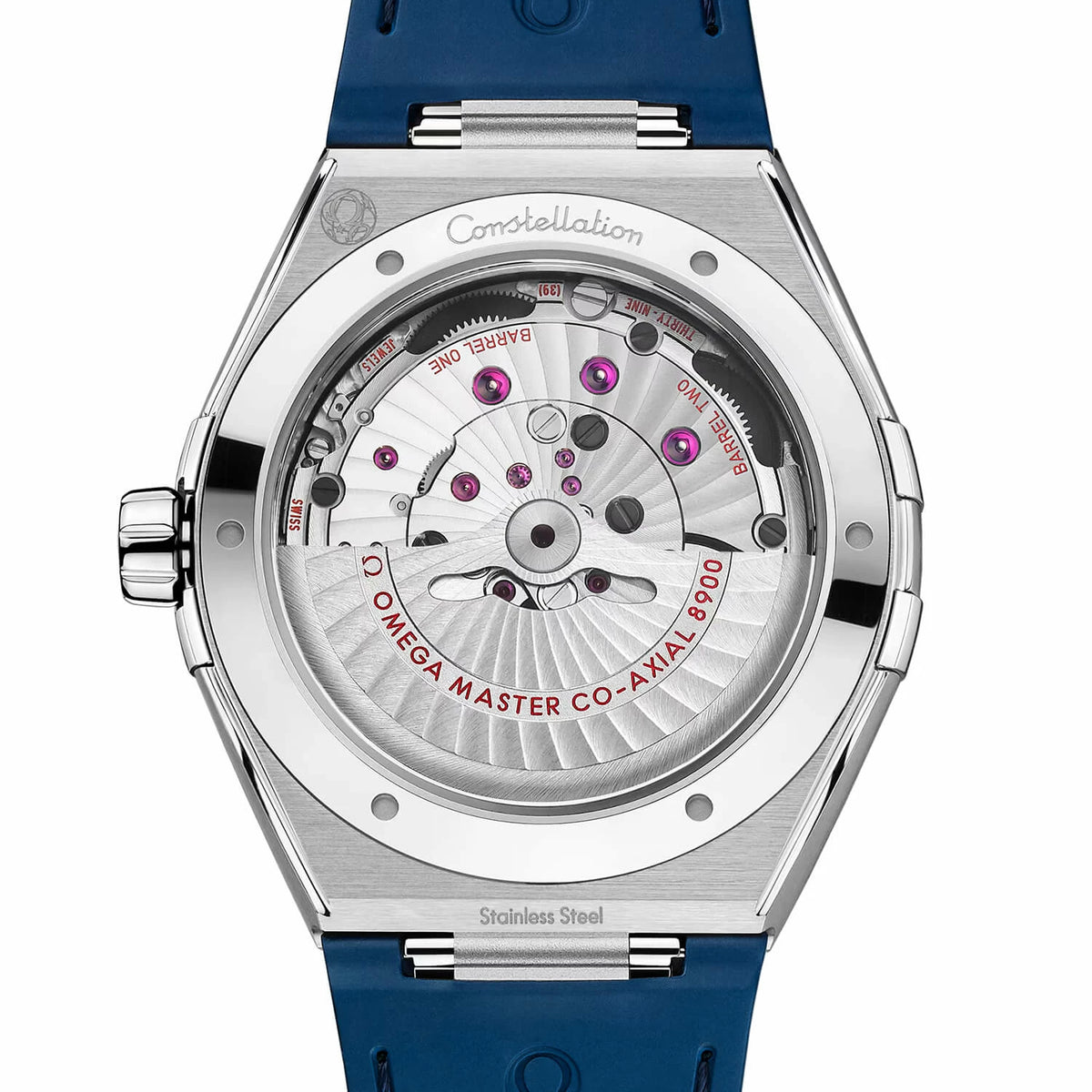 Fond de boîtier de la montre Omega Constellation Co-Axial Master Chronometer